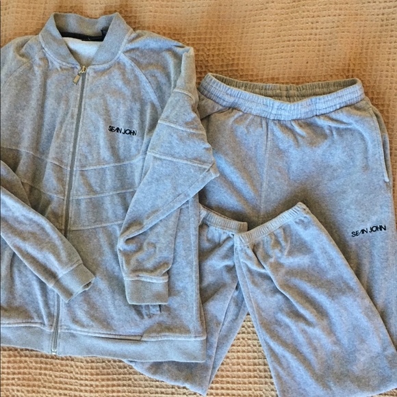 sean john pink velour tracksuit